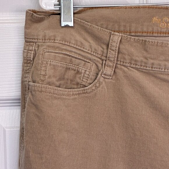 Old Navy Sweetheart Corduroy Pants Womens 10 Bootcut Beige Cowgirl Western Y2K - Picture 4 of 10